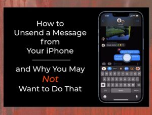 unsend text message