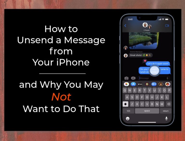unsend text message