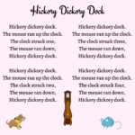 hickory dickory dock lyrics